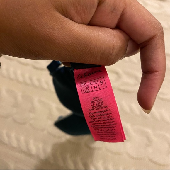 LA SENZA BRA IN DARK TEAL - Picture 2 of 3